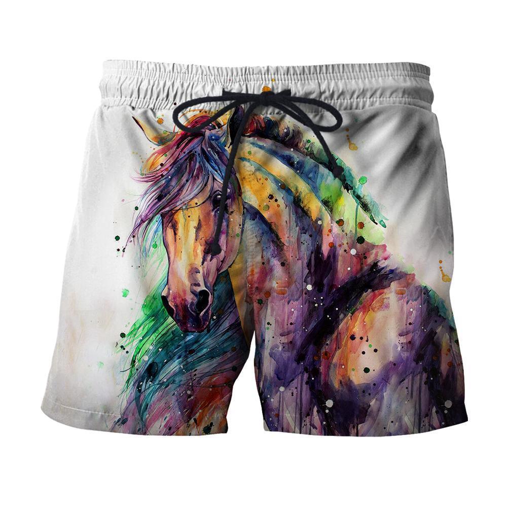 3D PRINTED HORSE T-SHIRT HOODIE - Amaze Style™-Apparel