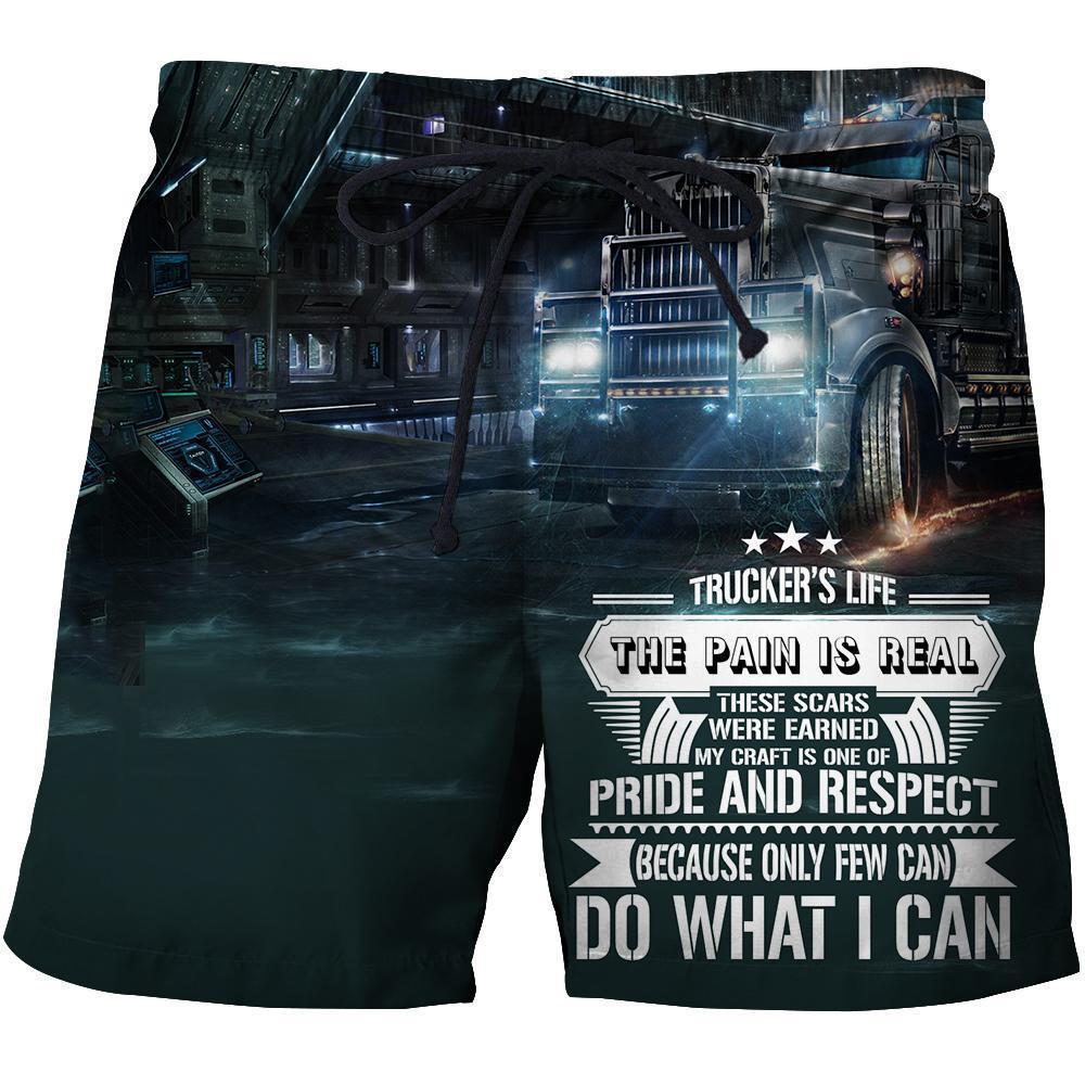 3D All Over Printed Truck Do What I Can Shirts And Shorts-Apparel-6teenth World-SHORTS-S-Vibe Cosy™