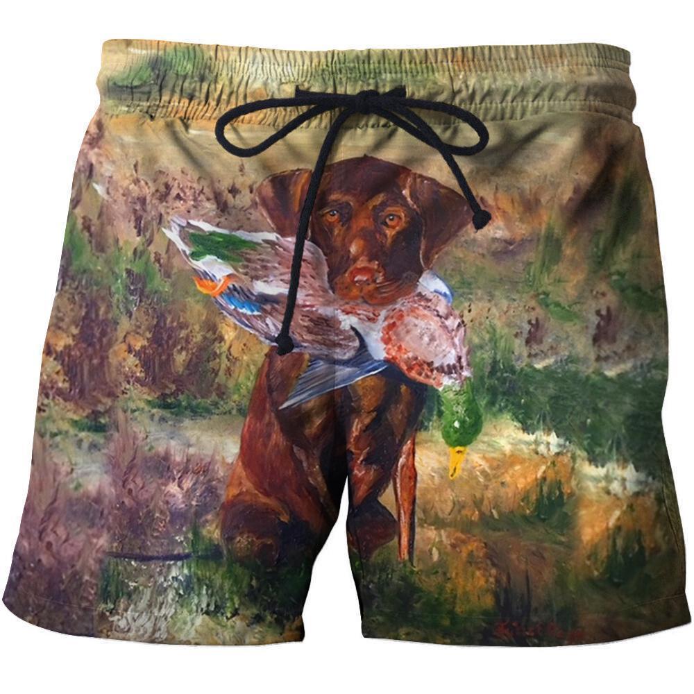 3D All Over Print Hunting Dog Duck Hoodie - Amaze Style™-Apparel