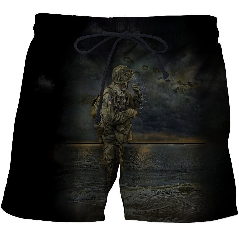 Army- Paratrooper Man Standing On The Shore - Amaze Style™-Apparel