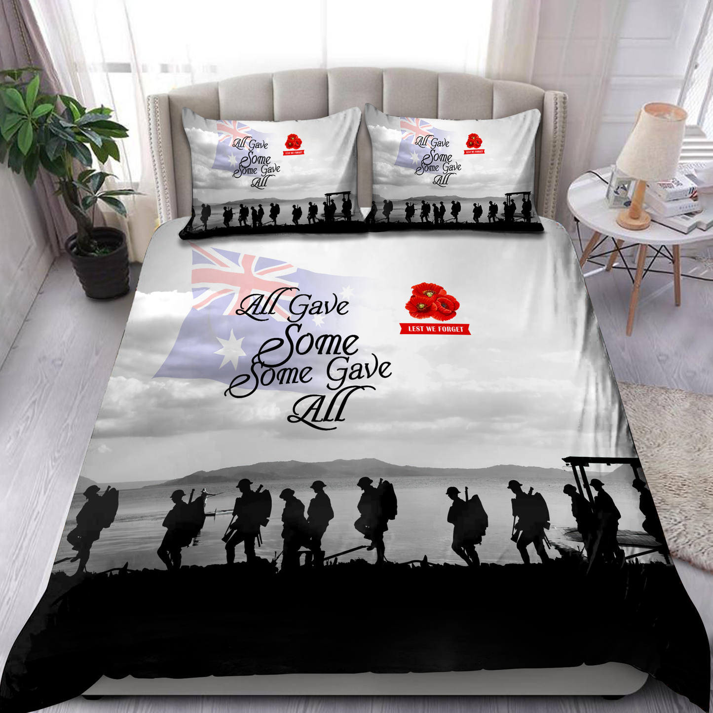 Anzac Day Lest We Forget 3D Home Decor Bedding