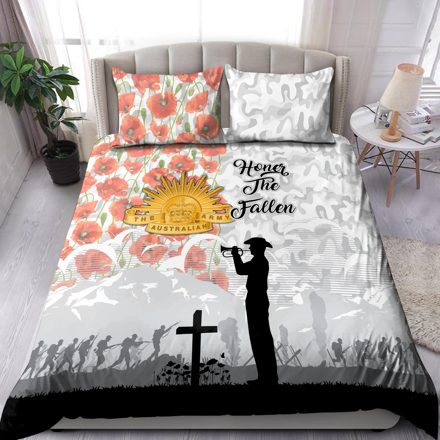 Anzac Day Lest We Forget 3D Bedding Home Decor