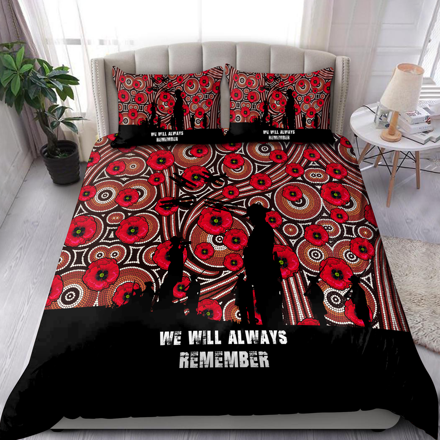 Anzac Day Lest We Forget 3D Bedding