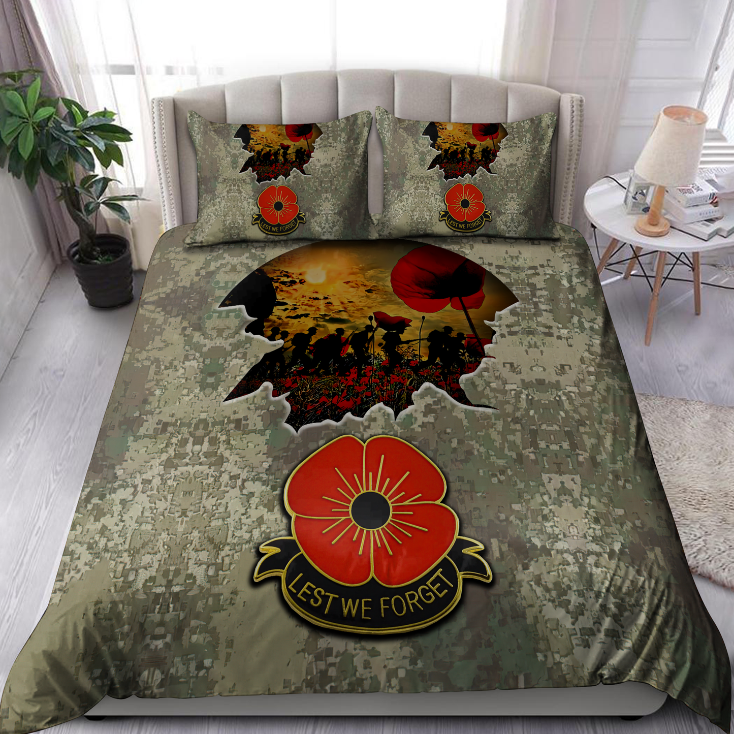 Anzac Day Lest We Forget 3D Home Decor Bedding