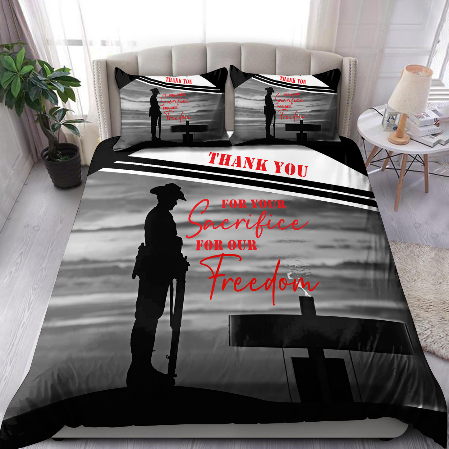 Anzac Day Lest We Forget 3D Home Decor Bedding