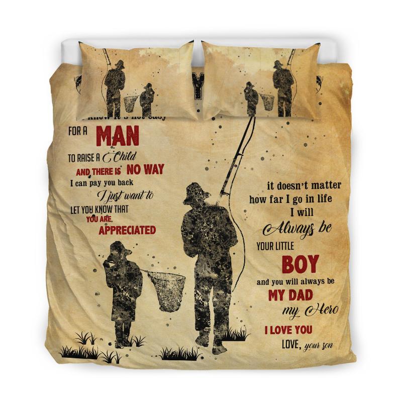 To my Dad best fishing buddy Bedding set