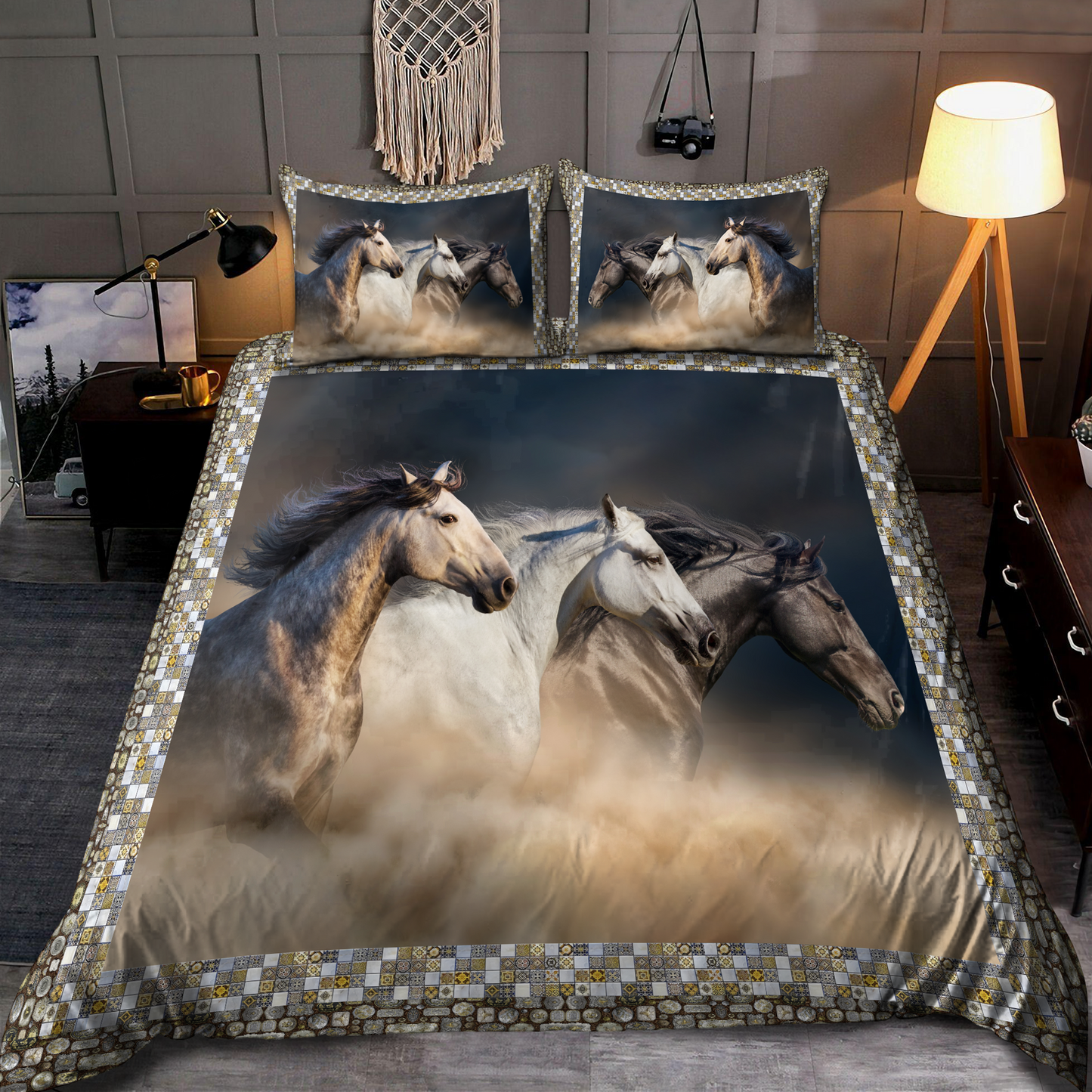 Beautiful Horse 3D All Over Printed Bedding Set