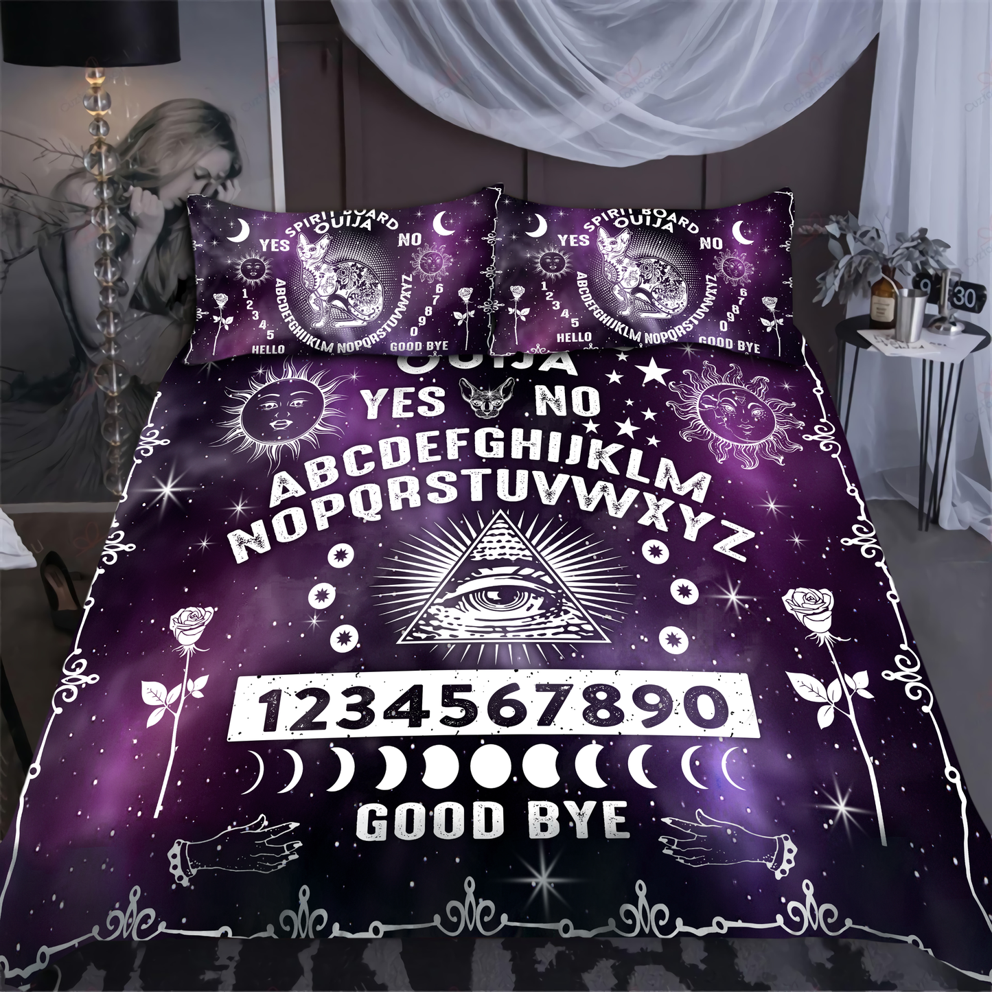 Wicca All Over Printed Bedding Set MEI