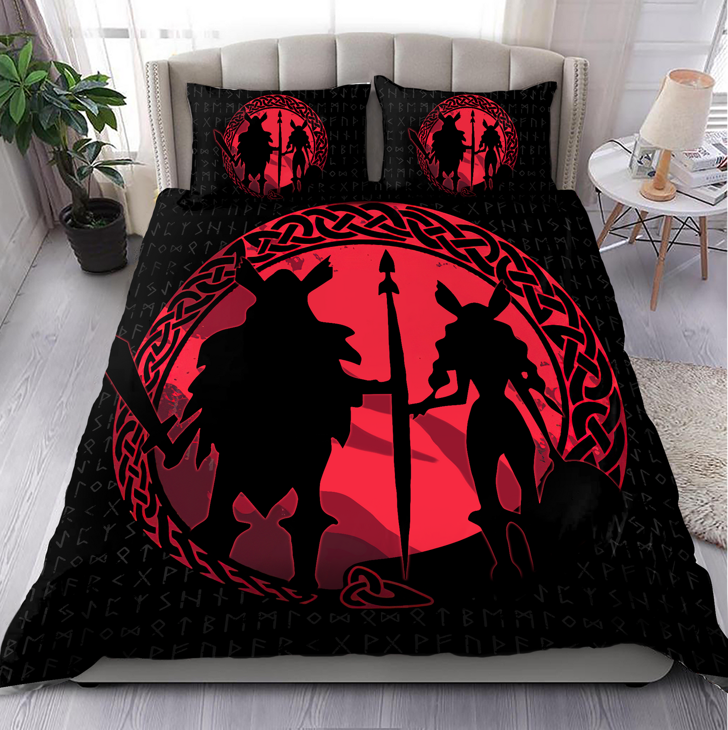 Viking Bedding Set Viking Couple