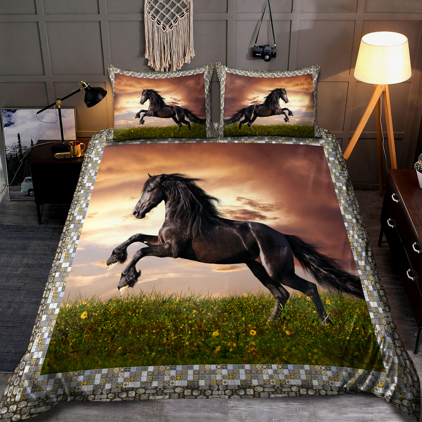 Beautiful Horse 3D All Over Printed Bedding Set