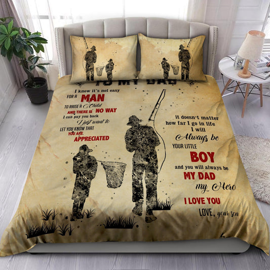 To my Dad best fishing buddy Bedding set