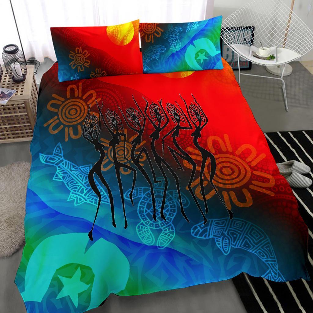 Aboriginal Indigenous Australia Bedding Set TN