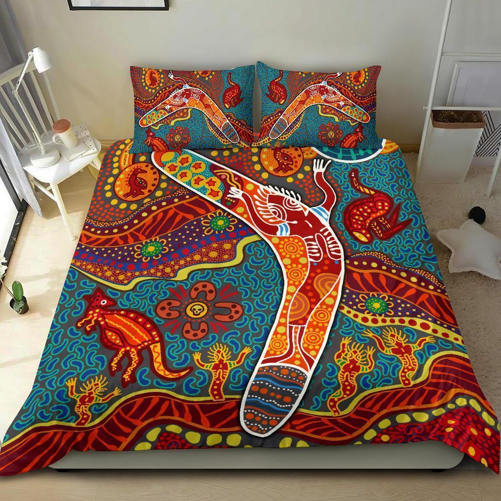 Aboriginal Australia Indigenous Culture Bedding Set TN