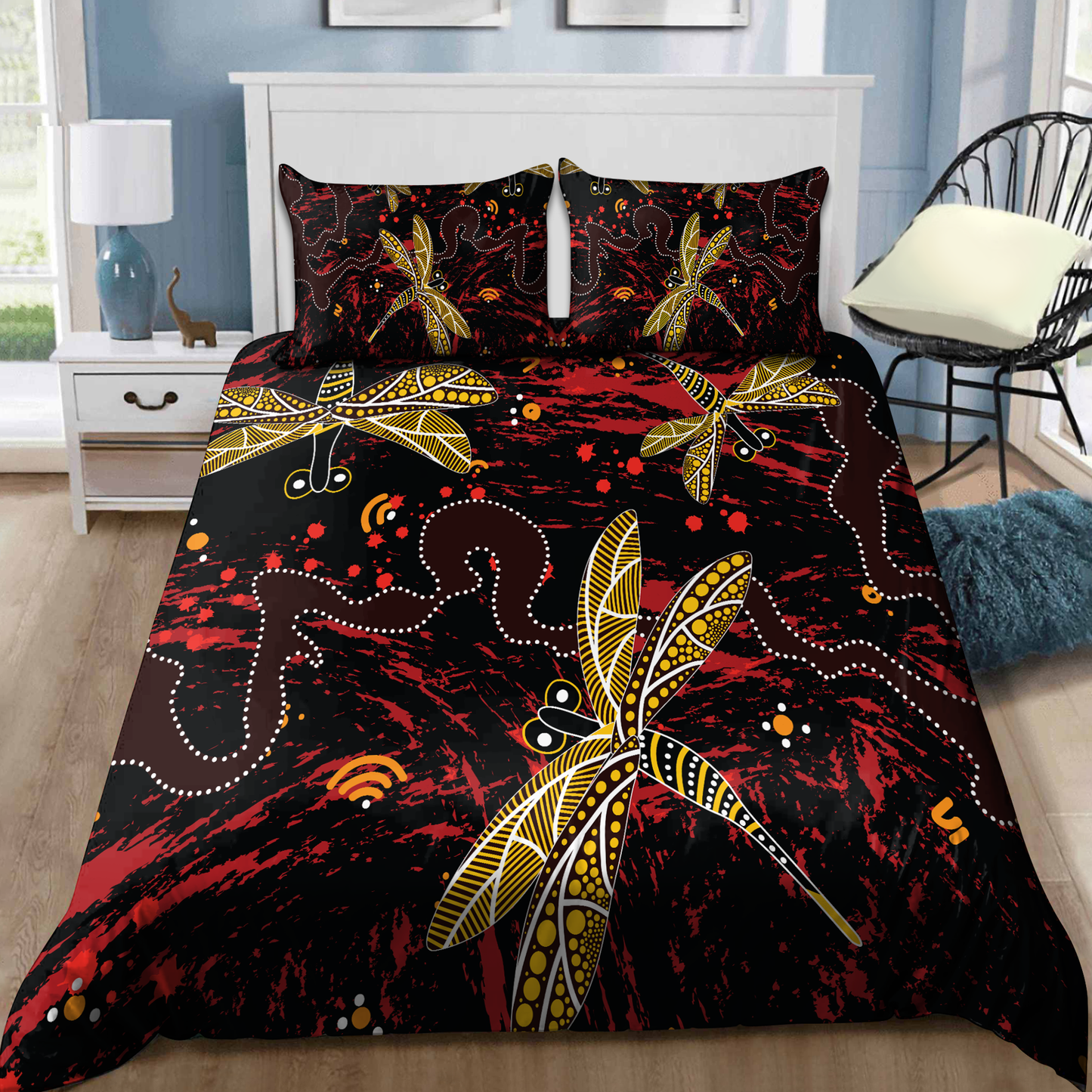 Aboriginal Dragonfly Bedding Set TN