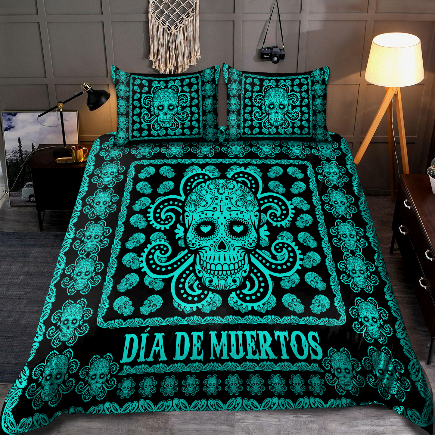 Surgar Skull Bedding Set