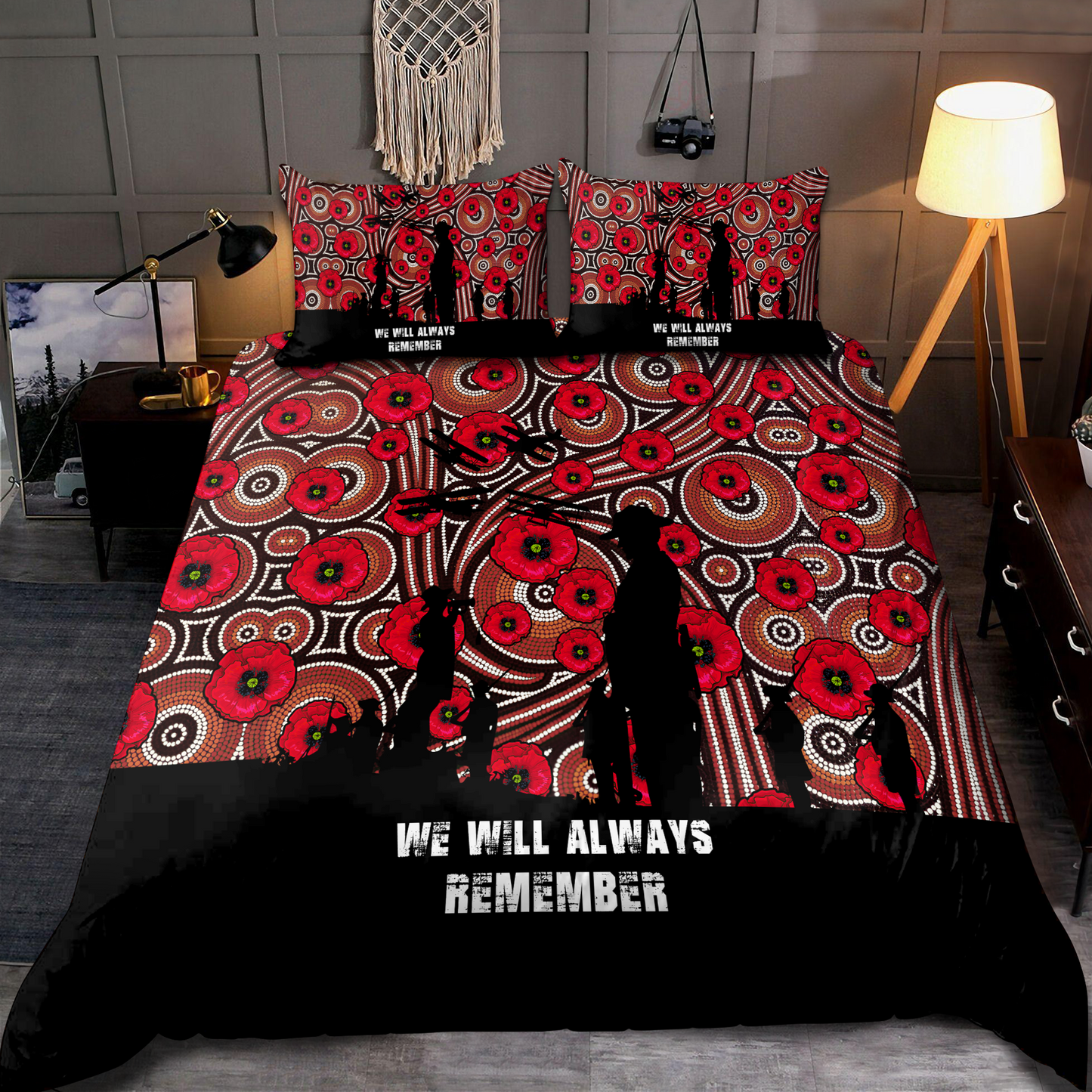 Anzac Day Lest We Forget 3D Bedding