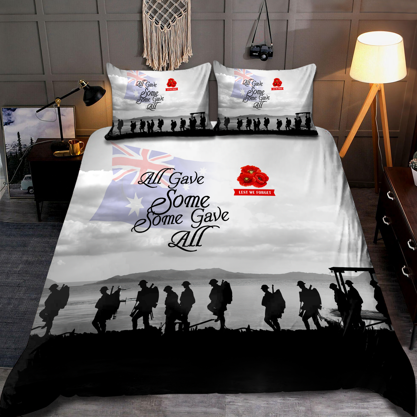 Anzac Day Lest We Forget 3D Home Decor Bedding
