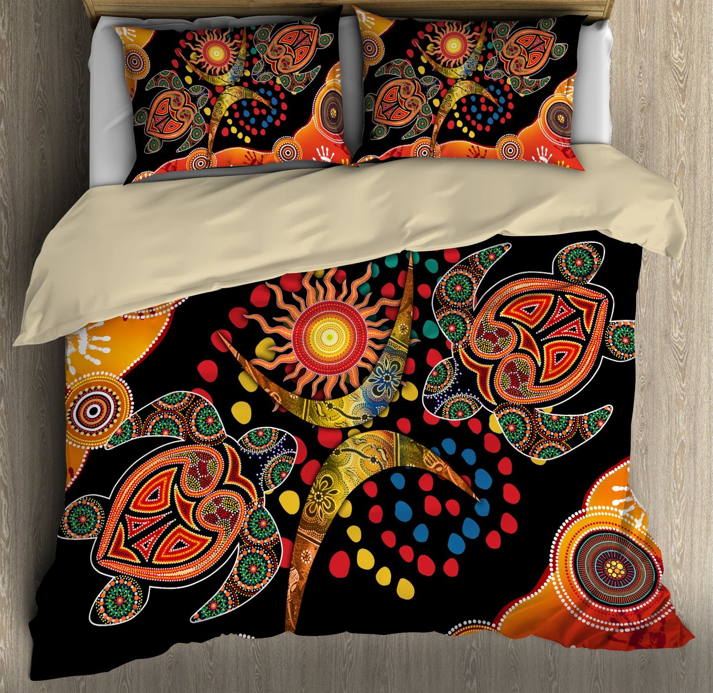 Aboriginal Naidoc Week 2021 Turtles Bedding set