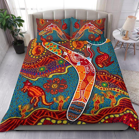 Aboriginal Australia Indigenous Culture Bedding Set TN
