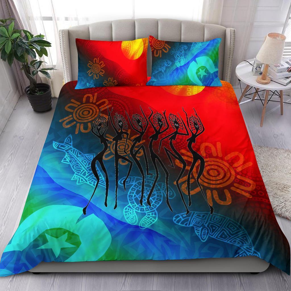 Aboriginal Indigenous Australia Bedding Set TN