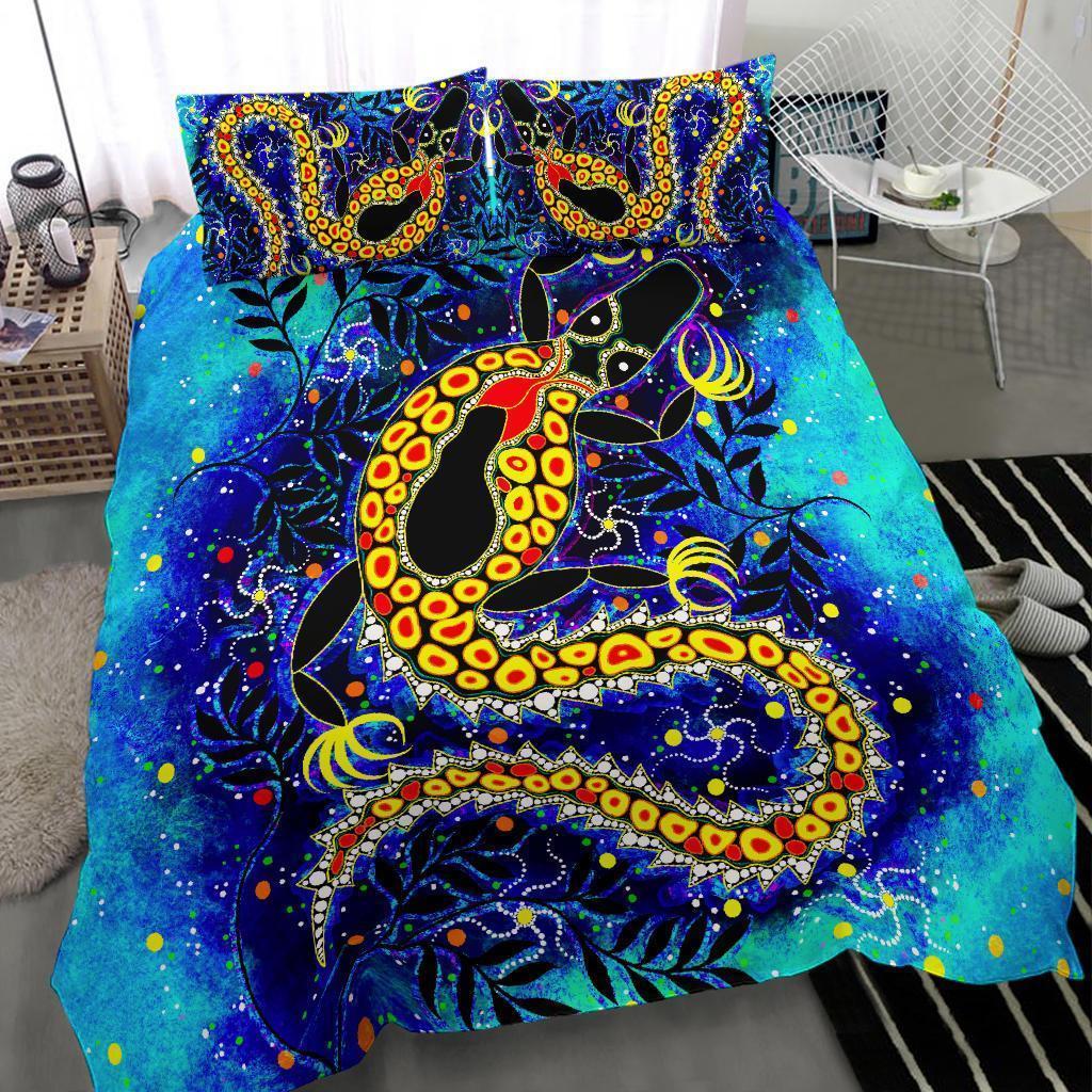 Aboriginal Australia Indigenous Lizard Bedding Set TN