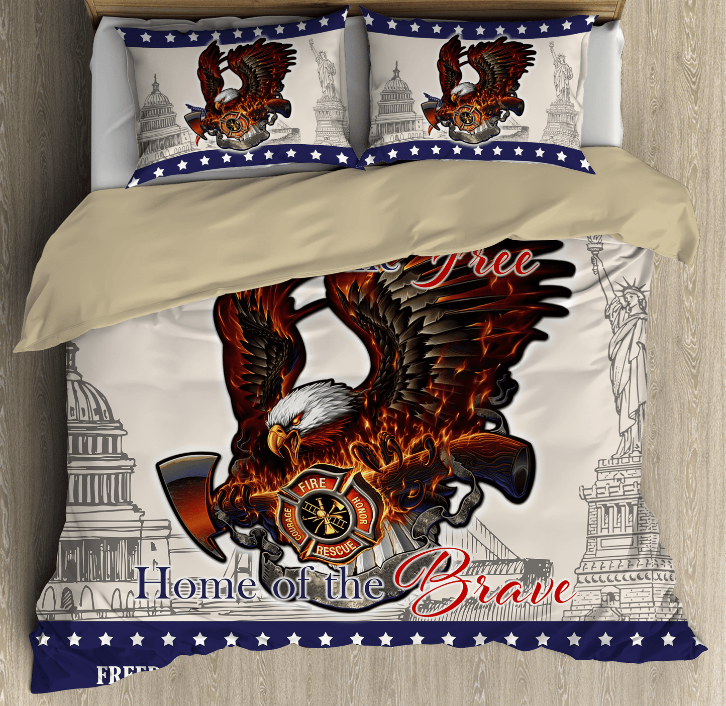 Pround Firefigter Bedding Set