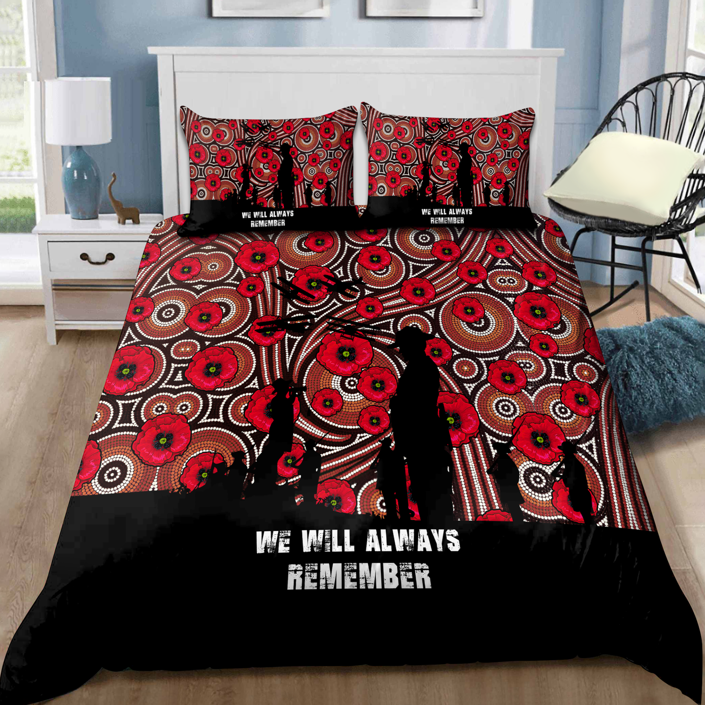 Anzac Day Lest We Forget 3D Bedding