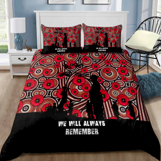 Anzac Day Lest We Forget 3D Bedding