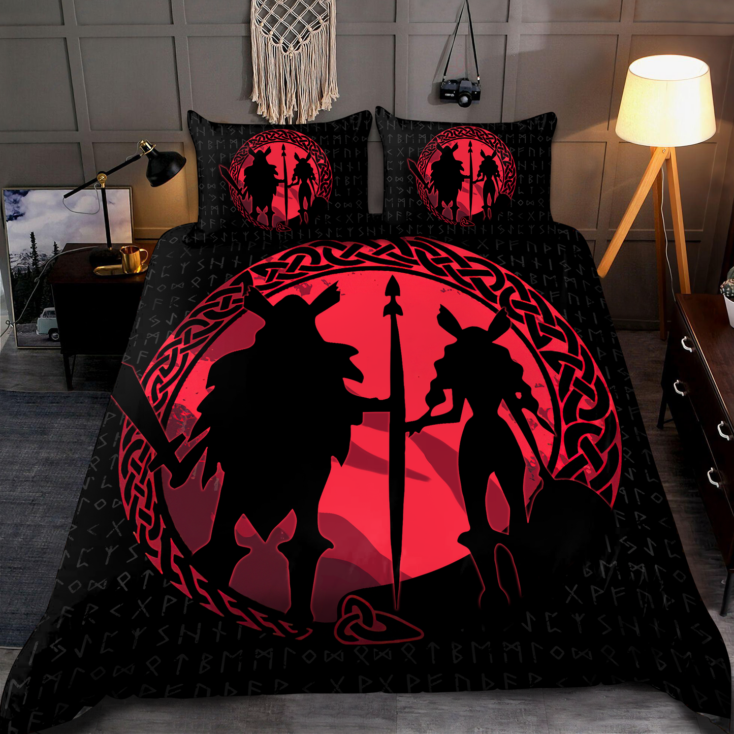Viking Bedding Set Viking Couple