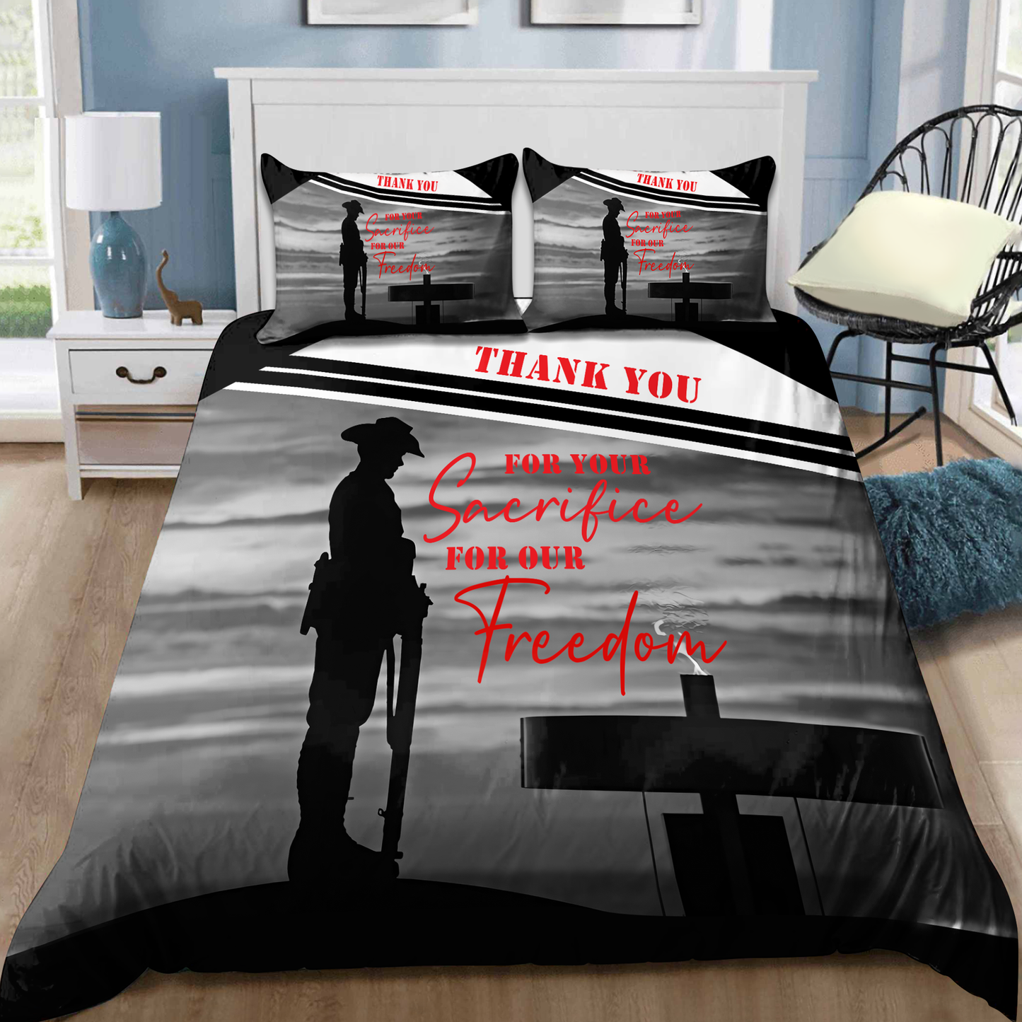 Anzac Day Lest We Forget 3D Home Decor Bedding