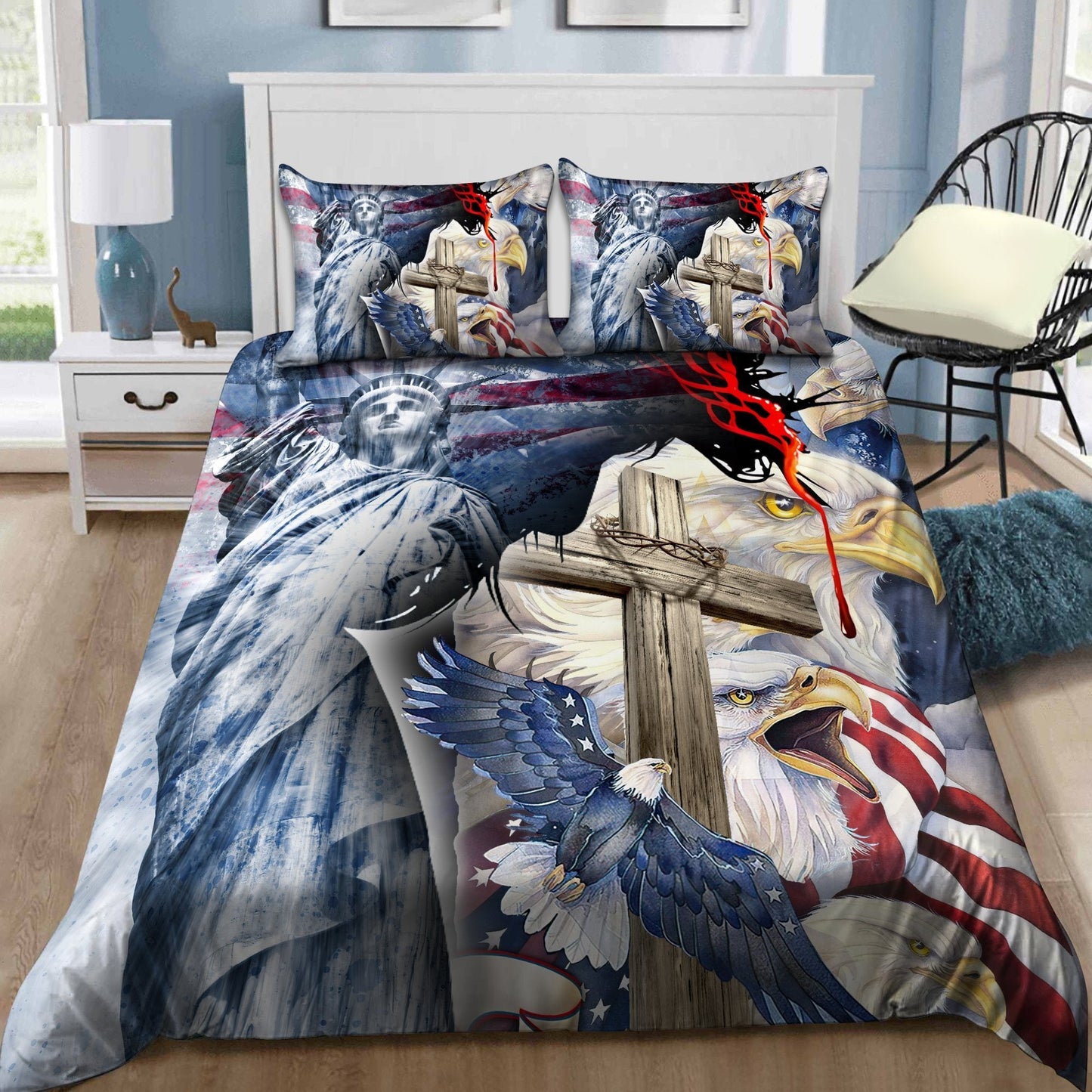 American 3D All Over Printed Bedding Set