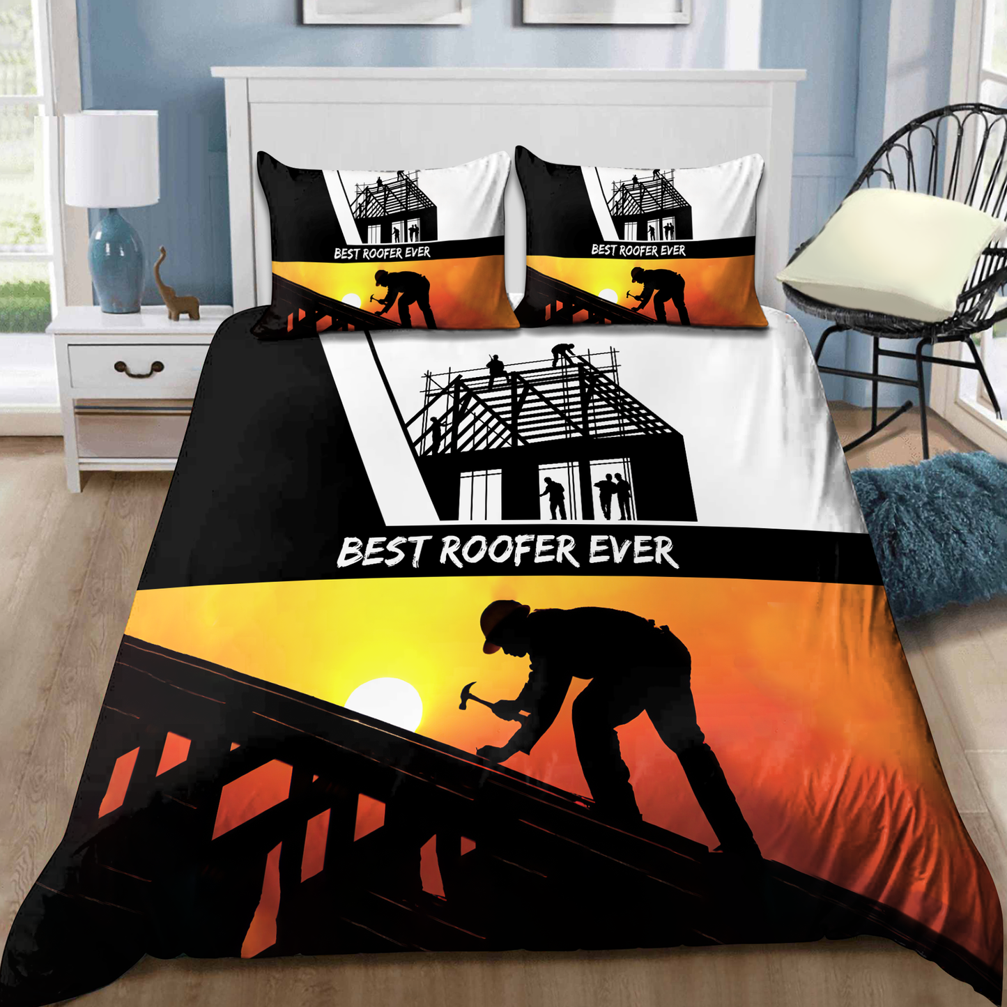 The Best Roofer 3D Bedding Set LAM