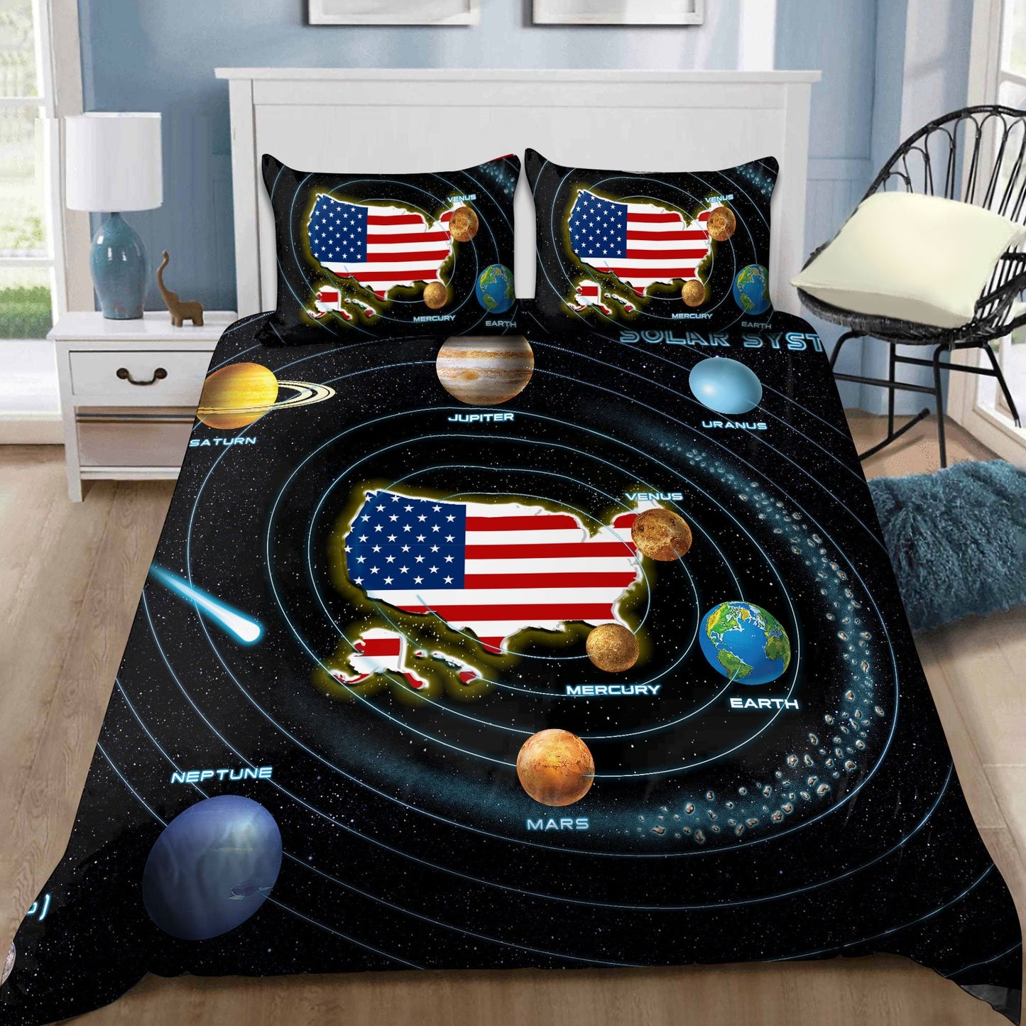 American Solar Nation Bedding Set ML