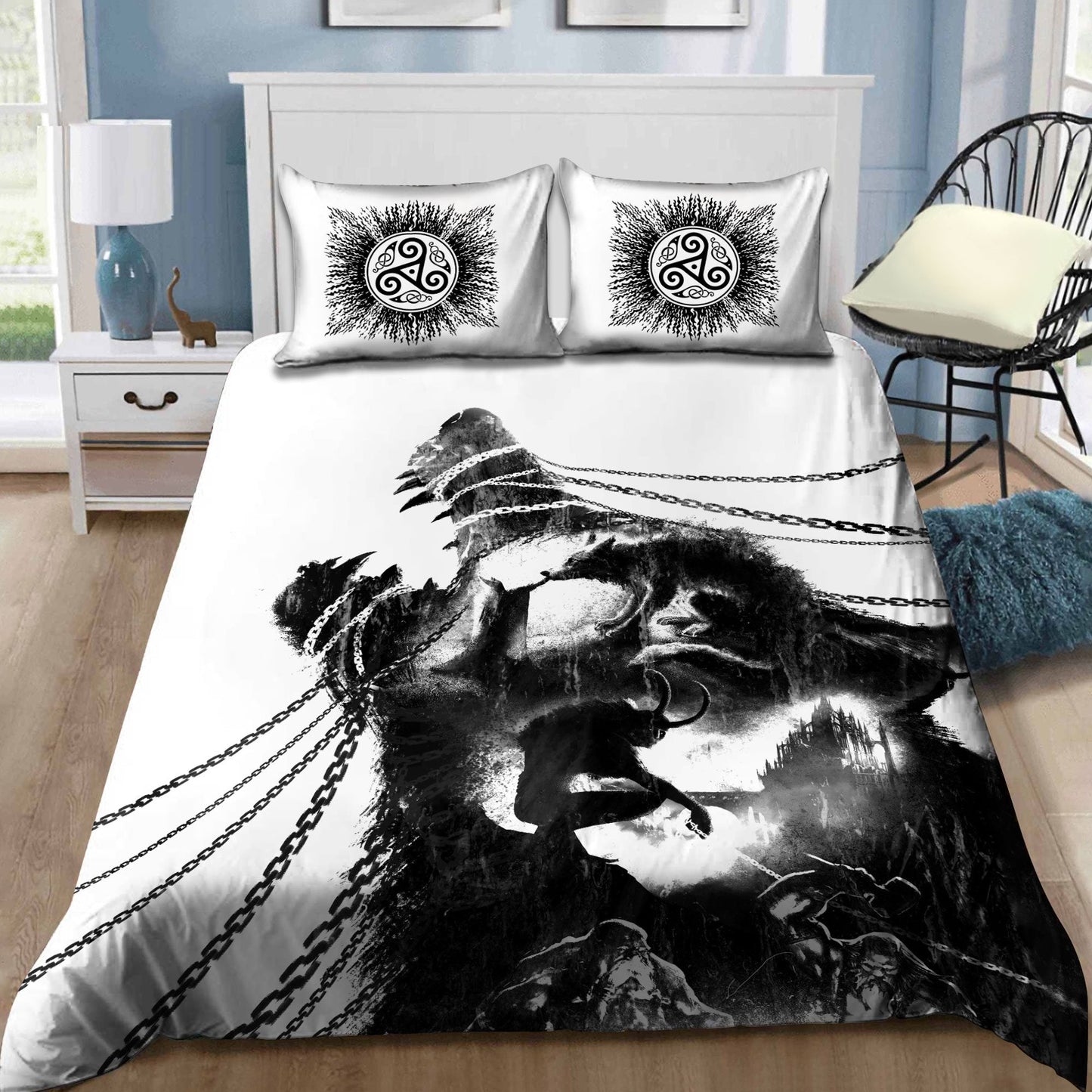 Wolf Satanic Bedding Set NTN07032102
