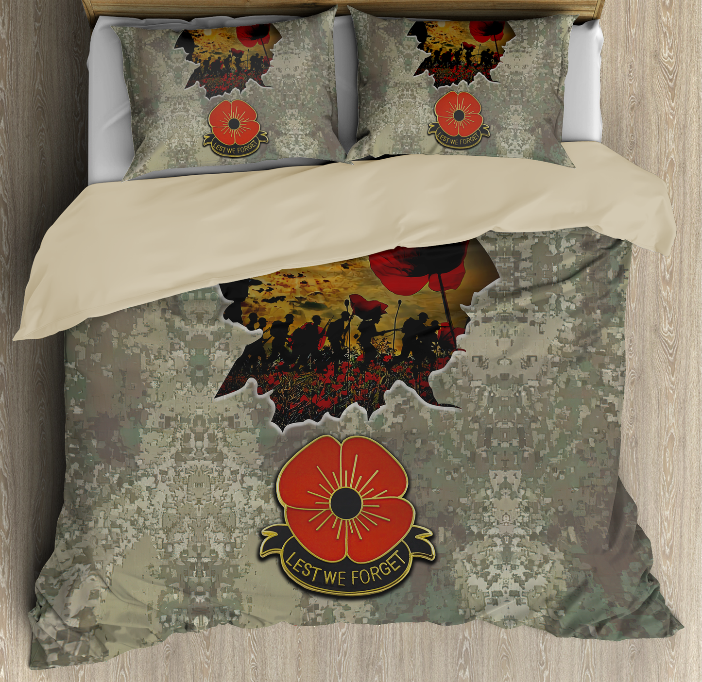Anzac Day Lest We Forget 3D Home Decor Bedding