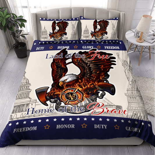 Pround Firefigter Bedding Set
