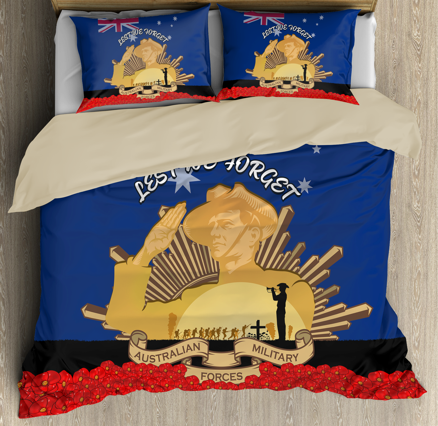 Anzac Day Lest We Forget 3D Home Decor Bedding