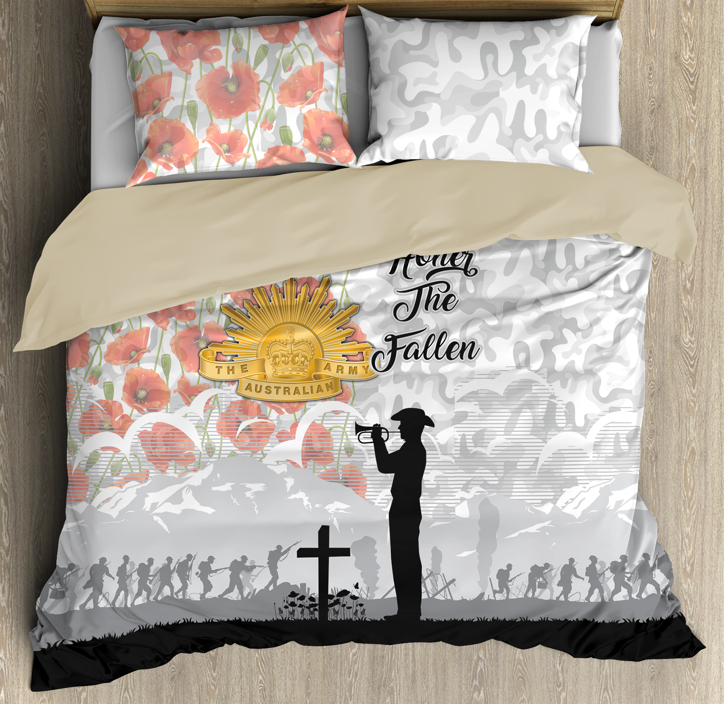 Anzac Day Lest We Forget 3D Bedding Home Decor