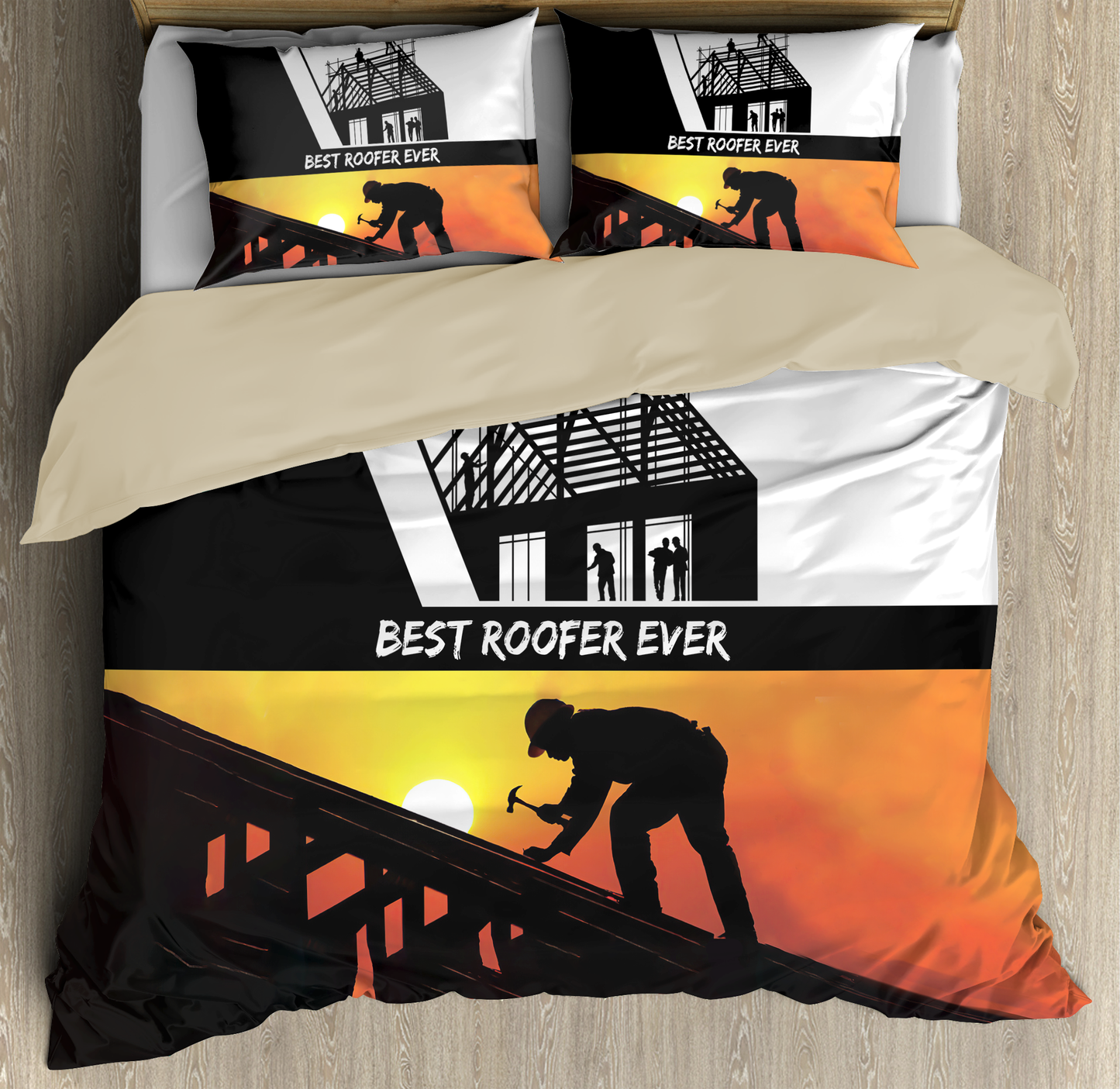 The Best Roofer 3D Bedding Set LAM
