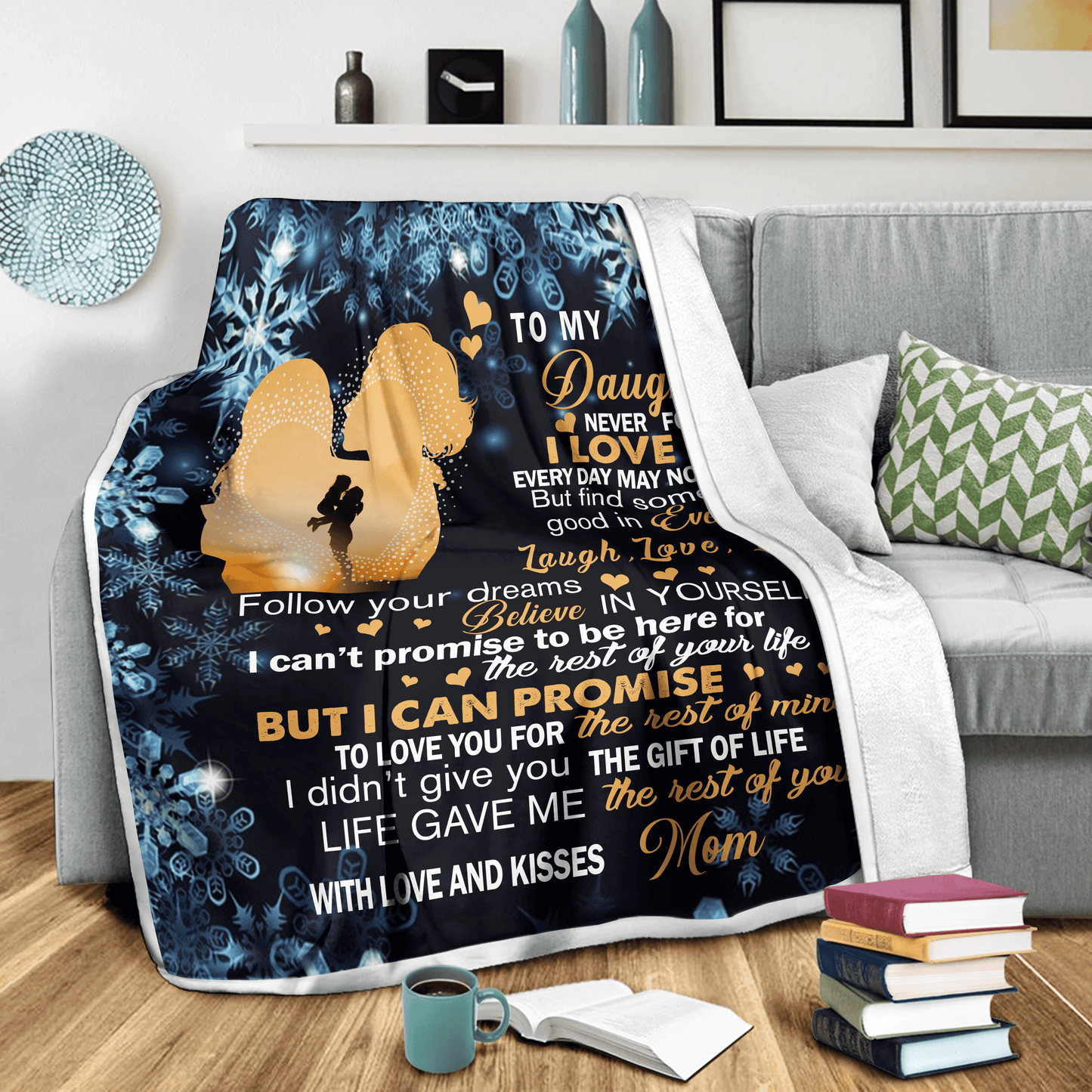 To My Daughter - Premium Blanket