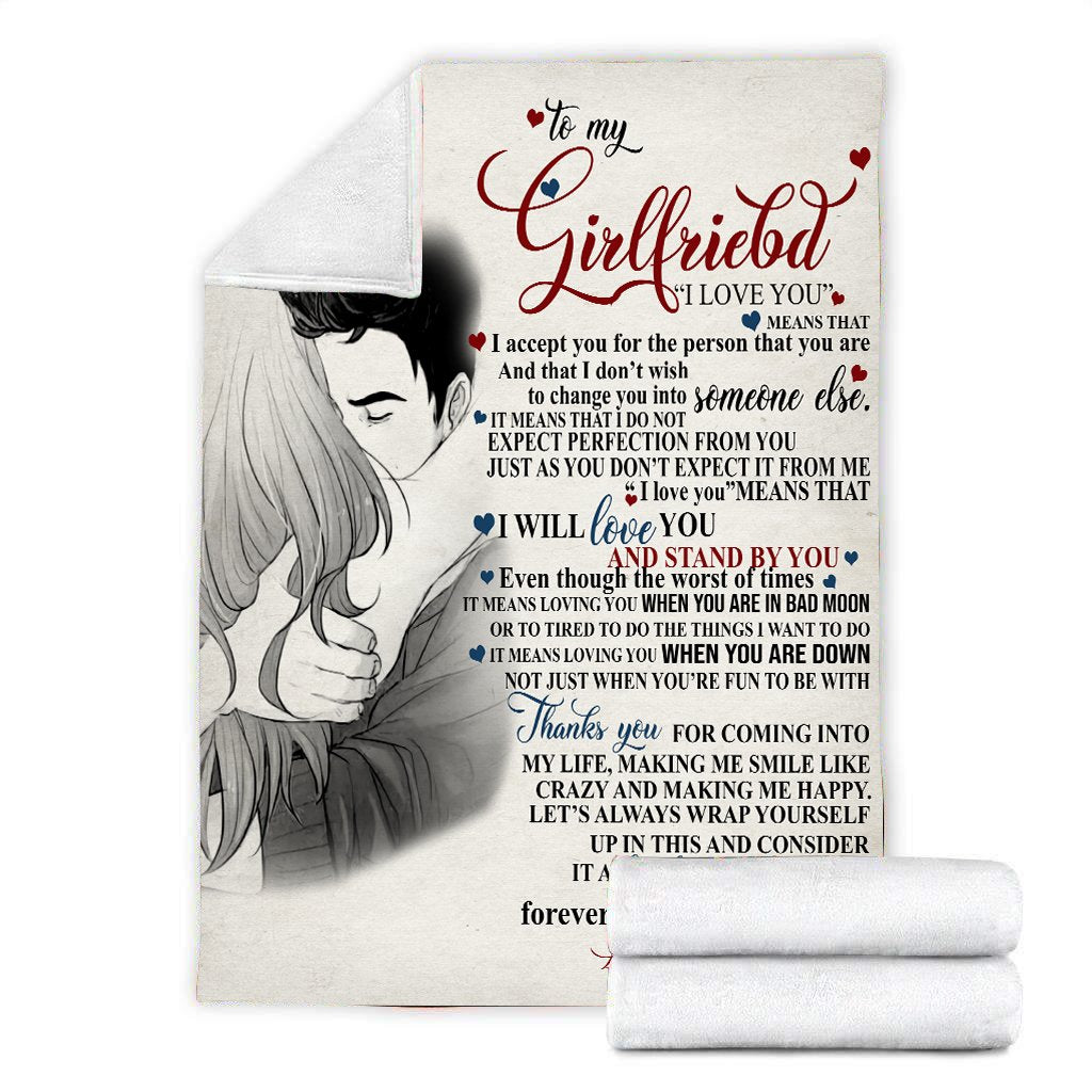 To my Girlfriend Blanket