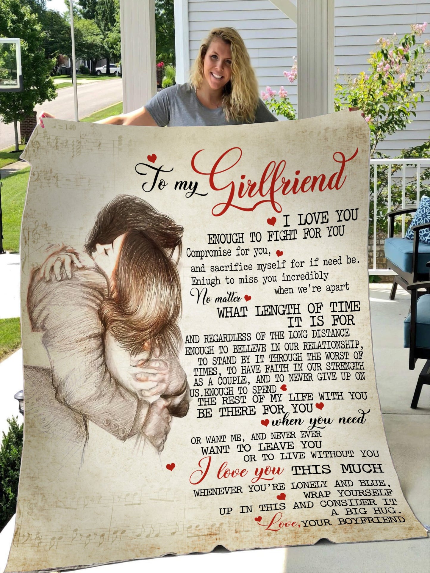 To my Girlfriend Blanket