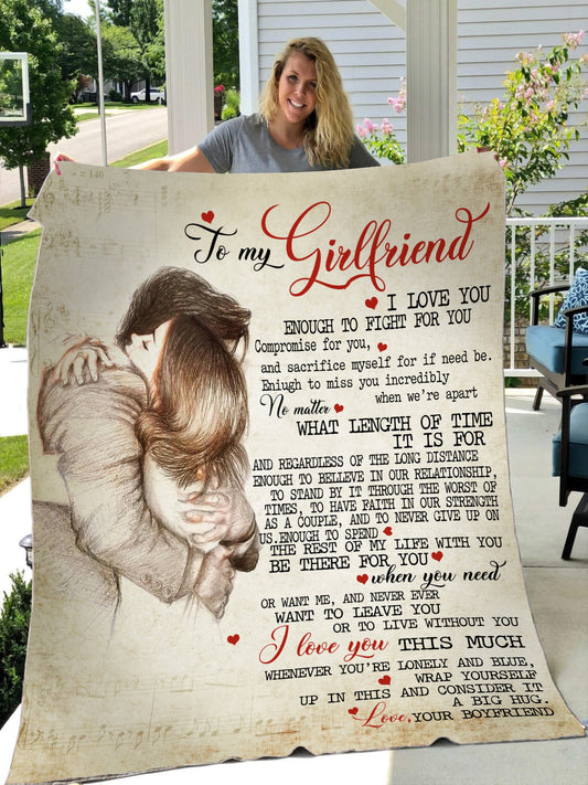 To my Girlfriend Blanket