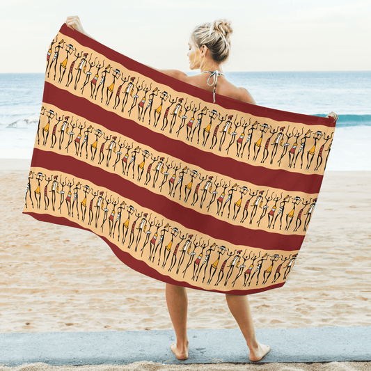African Culture No 1 Summer Beach Towel