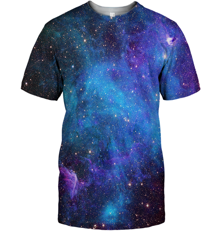 3D AOP Blue Glaxy-Apparel-6teenth World-T-Shirt-S-Vibe Cosy™