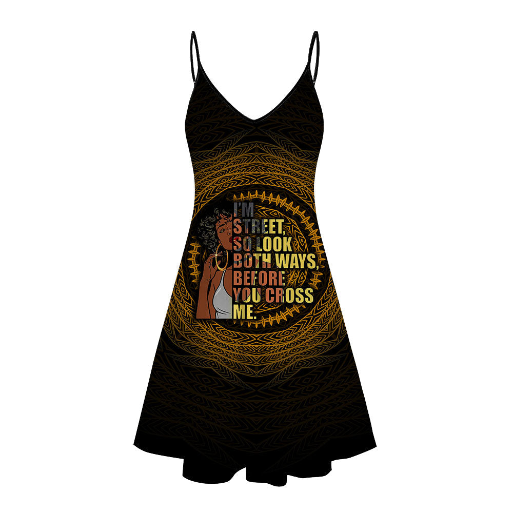 African Culture Legging & Tank top I Am Street Beach Dress