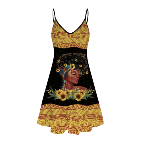 Afircan Culture Black Girl Summer Beach Dress SN16072103