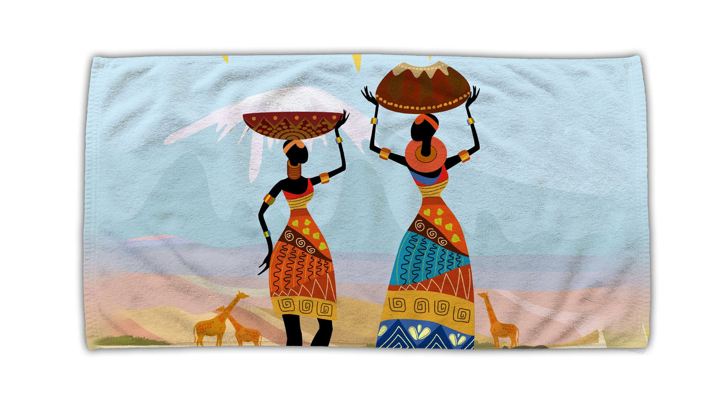 African Girl No 7 Summer Beach Towel NTN10072103