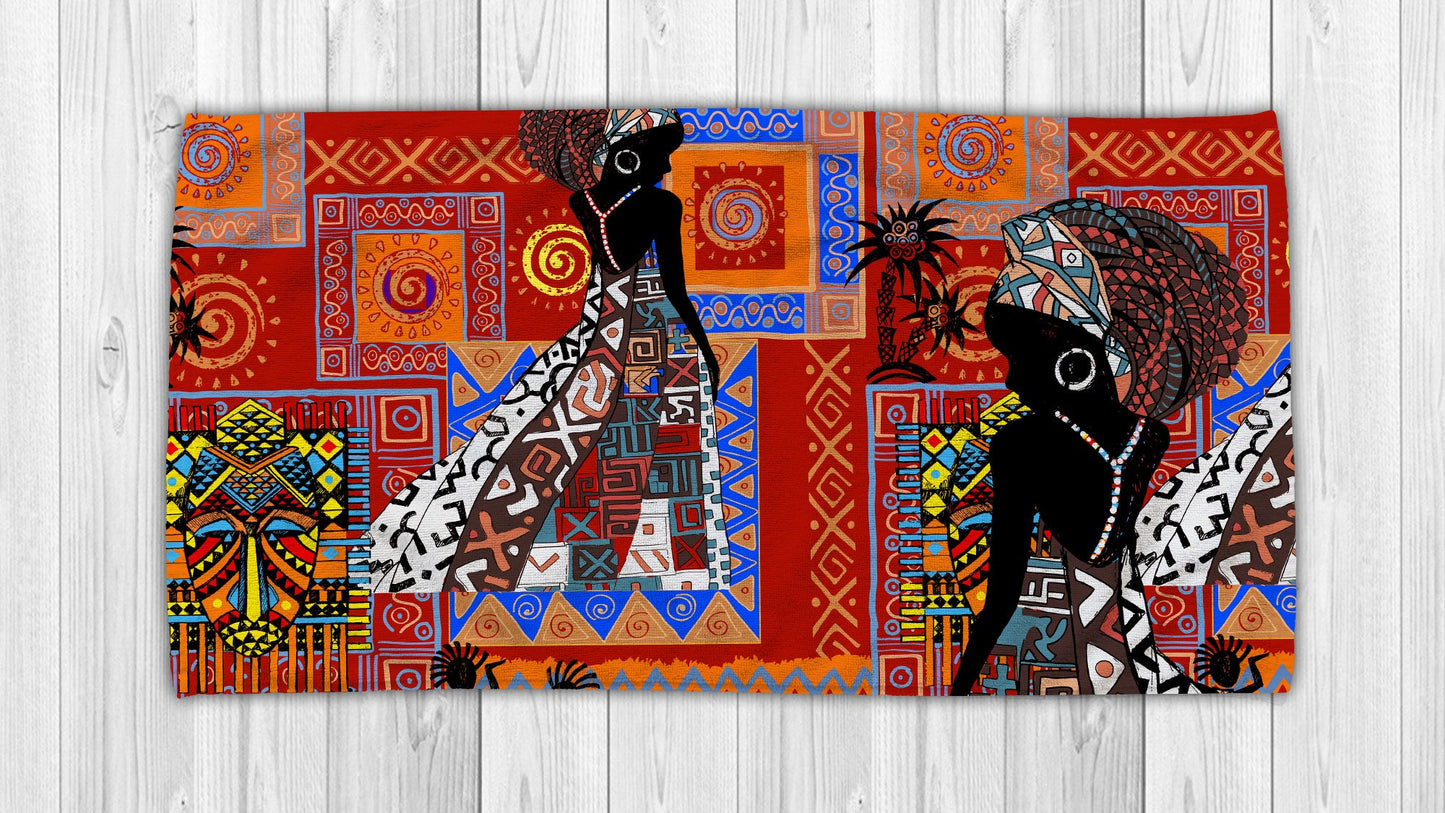 African Girl No 6 Summer Beach Towel NTN10072102