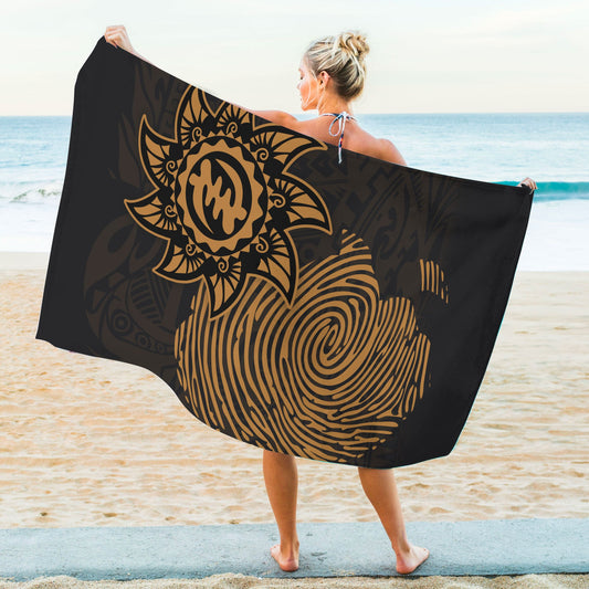 African Girl No 2 Summer Beach Towel NTN07042001